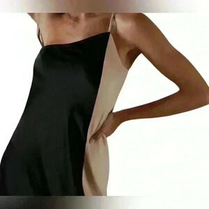 Banana Republic One Shoulder Maxi Dress in Black - Size L (NWT)